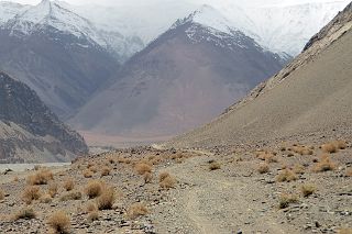 06 The Trail From Yilik Village Is A Dirt Road On The Beginning Of Trek To K2 North Face In China